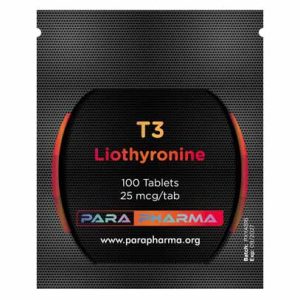 Thyromed T3 – Para Pharma - 25mcg - 100tabs